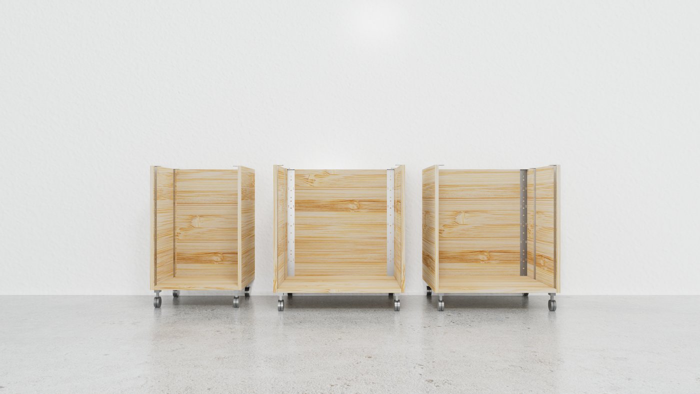 Payload mobile cabinet units